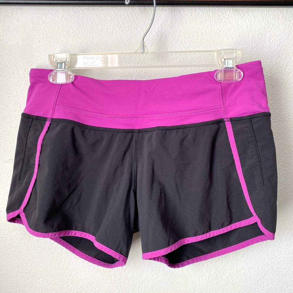 Lululemon running short black/purple